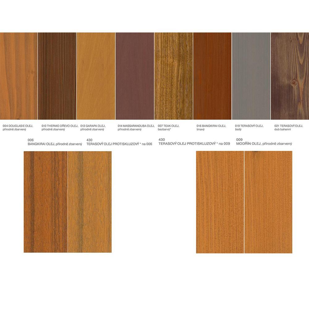 Osmo terasové oleje zbarvené 2,5 l