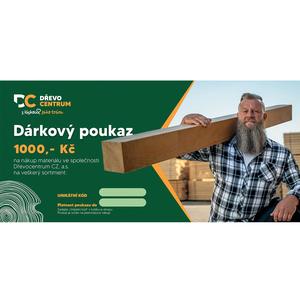 Dárkový poukaz 1 000 Kč