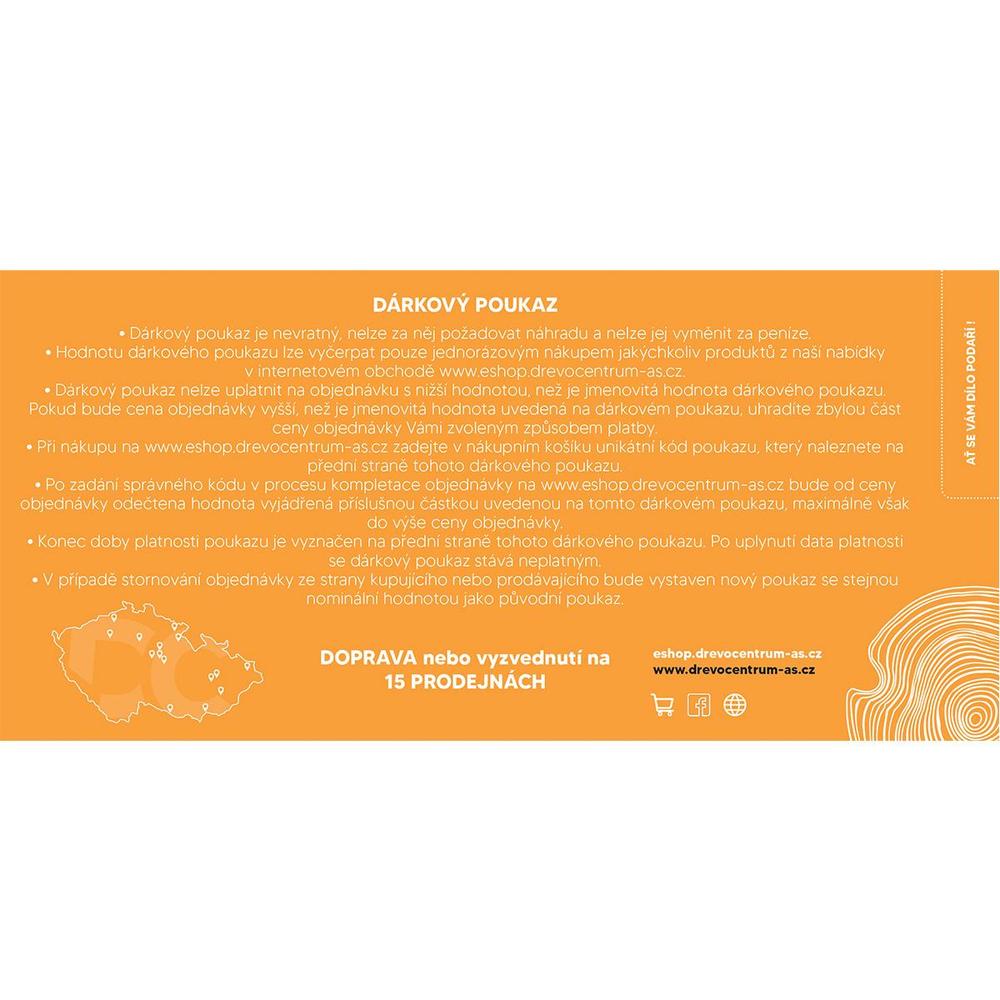 Dárkový poukaz 2 000 Kč