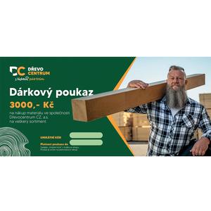 Dárkový poukaz 3 000 Kč