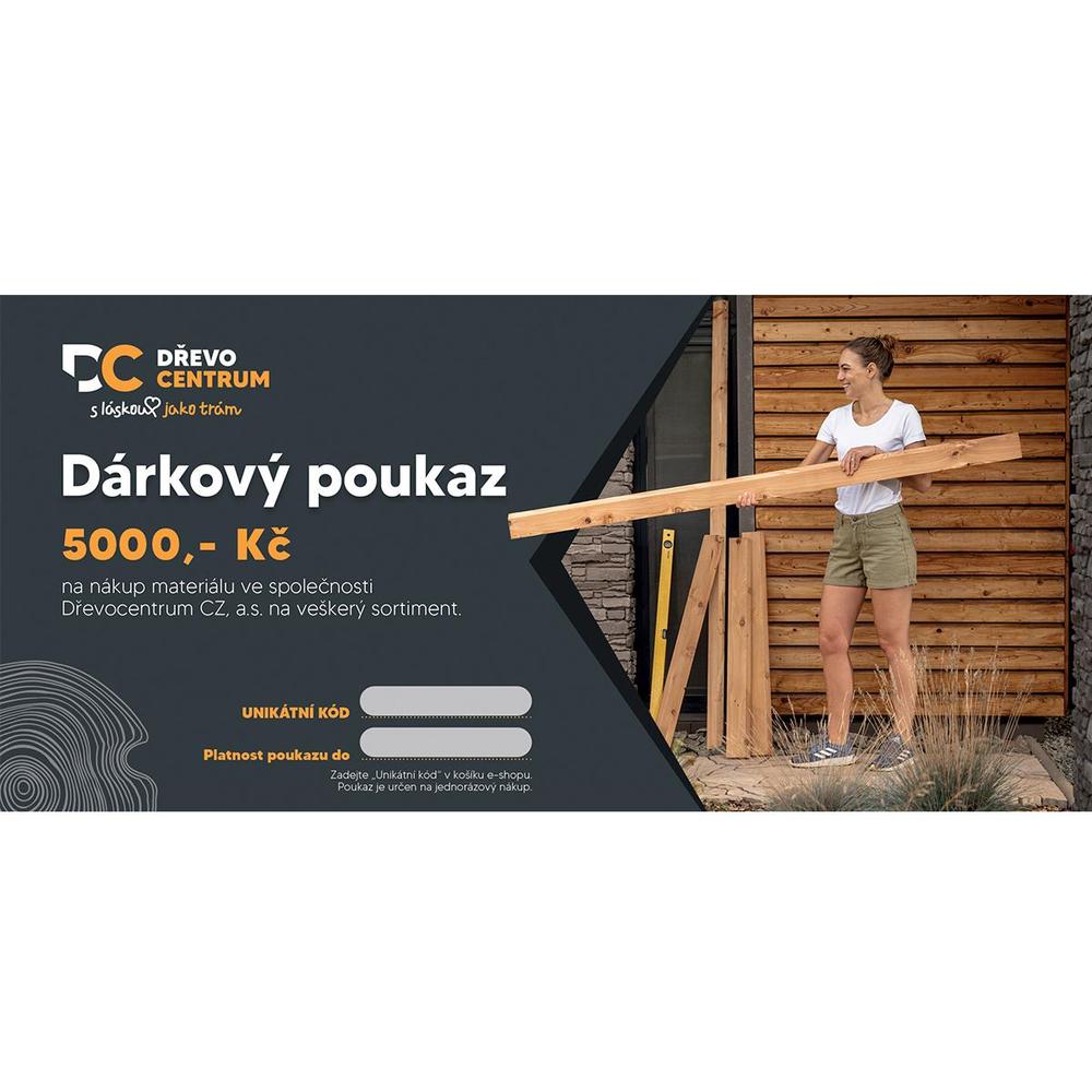 Dárkový poukaz 5 000 Kč