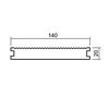 WPC terasa 20 x 140 mm 2,9 m