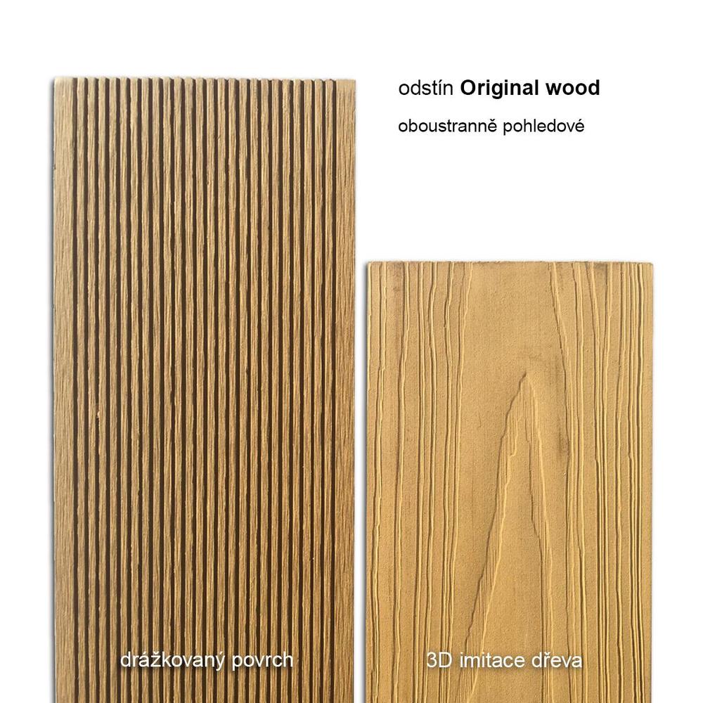 WPC terasa 20 x 140 mm 2,9 m