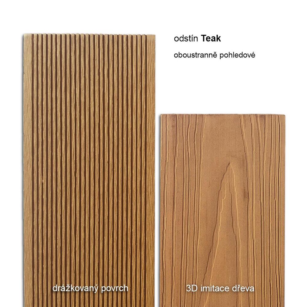 WPC terasa 20 x 140 mm 2,9 m