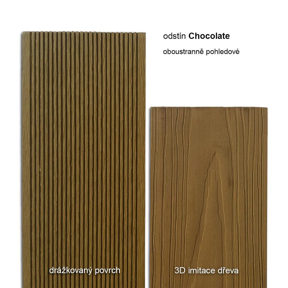 WPC terasa 20 x 140 mm 2,9 m