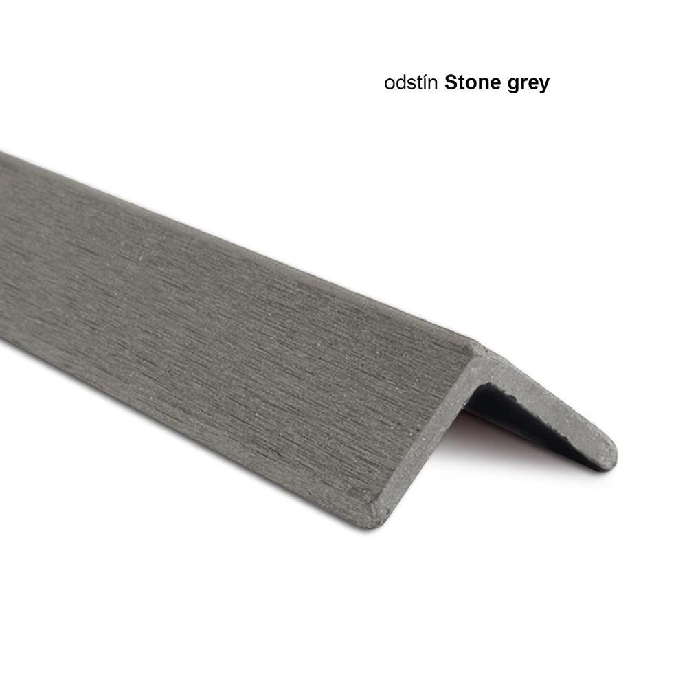 WPC zakončovací lišta 55 x 55 mm 2,9 m