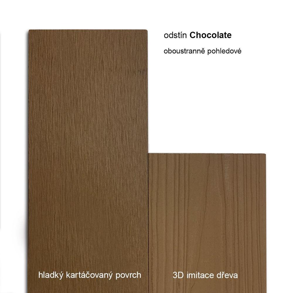 WPC plotovka 12 x 150 mm 1,8 m