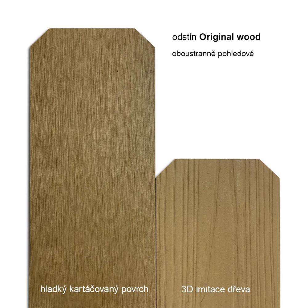 WPC plotovka 12 x 150 mm tříhranná hlava 1,8 m