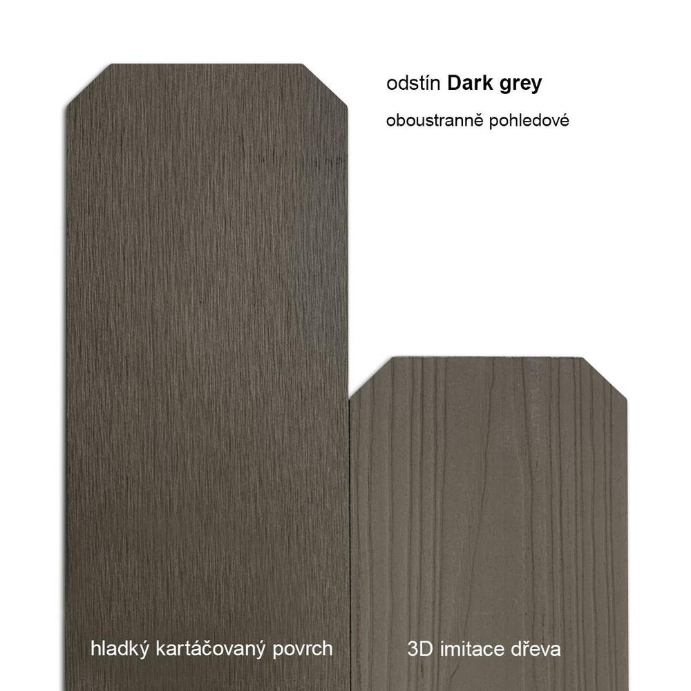 WPC plotovka 12 x 150 mm tříhranná hlava 1,8 m