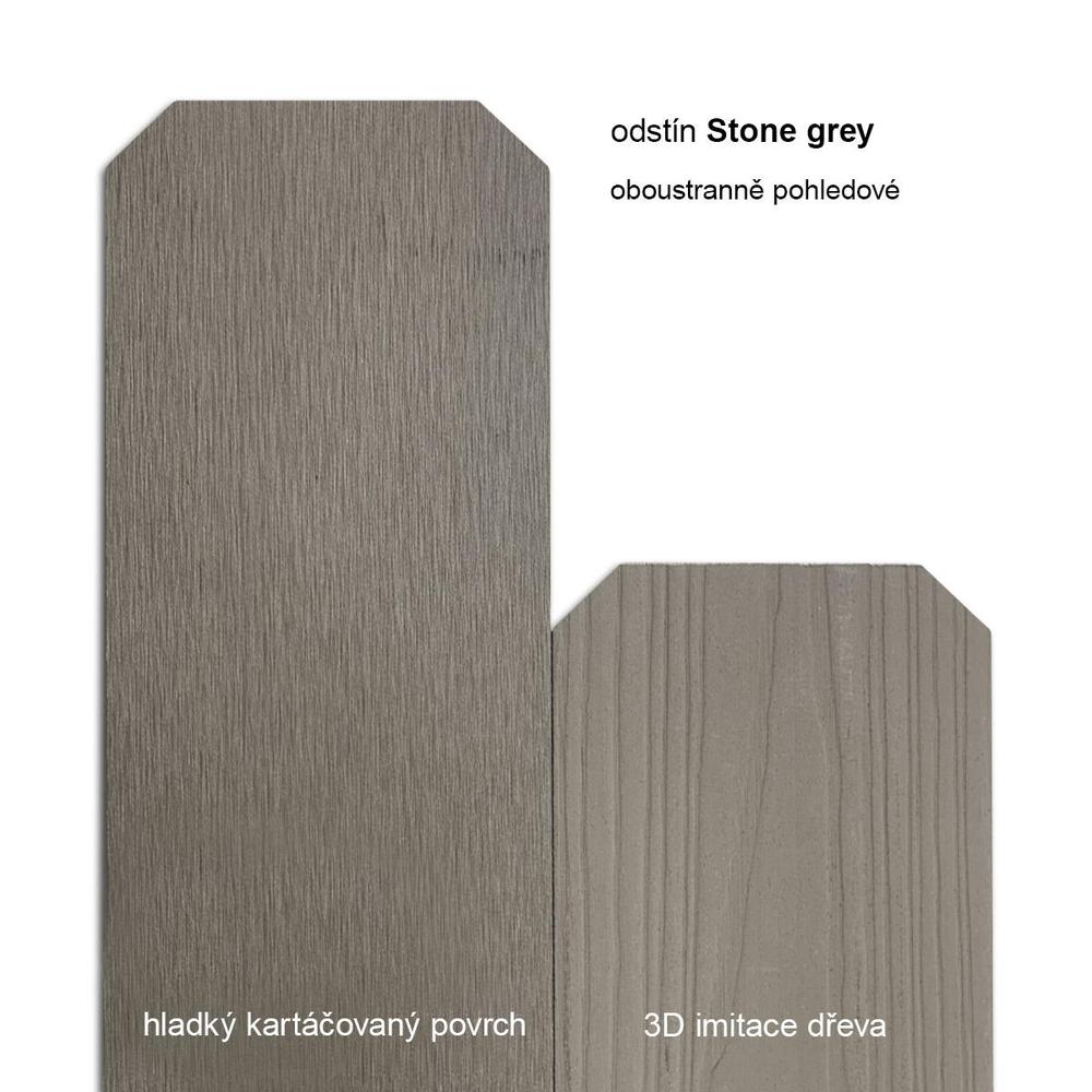 WPC plotovka 12 x 150 mm tříhranná hlava 4 m