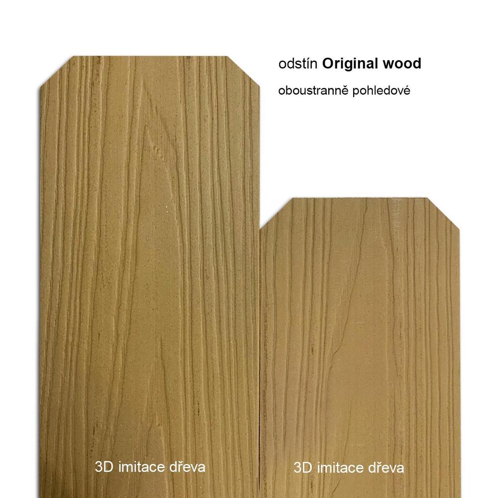 WPC plotovka 13 x 90 mm tříhranná hlava 2,2 m