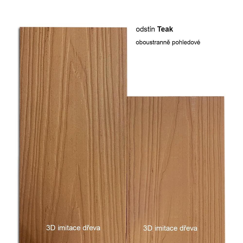 WPC plotovka 13 x 90 mm 2,5 m