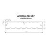 Terasa borovice AntiSlip 26 x 117 mm s bočními úchyty