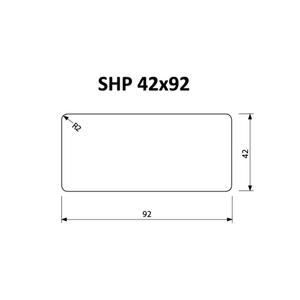 Hoblovaný hranol Thermowood borovice SHP 42 x 92 mm