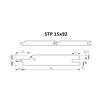 Saunová palubka Thermowood STP borovice 15 x 92 mm softline