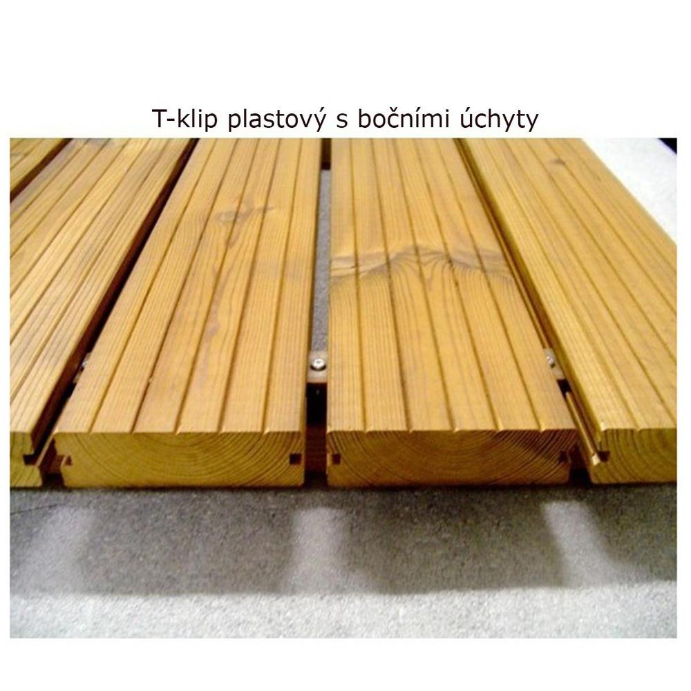 T-klip plastový