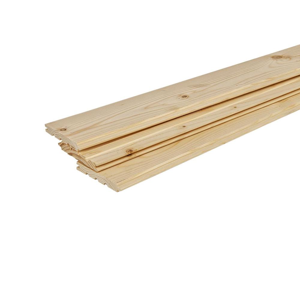 Smrková palubka 12,5 x 96 mm 4 m AB KLASIK